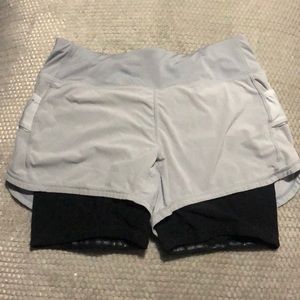 Gray Athleta Shorts